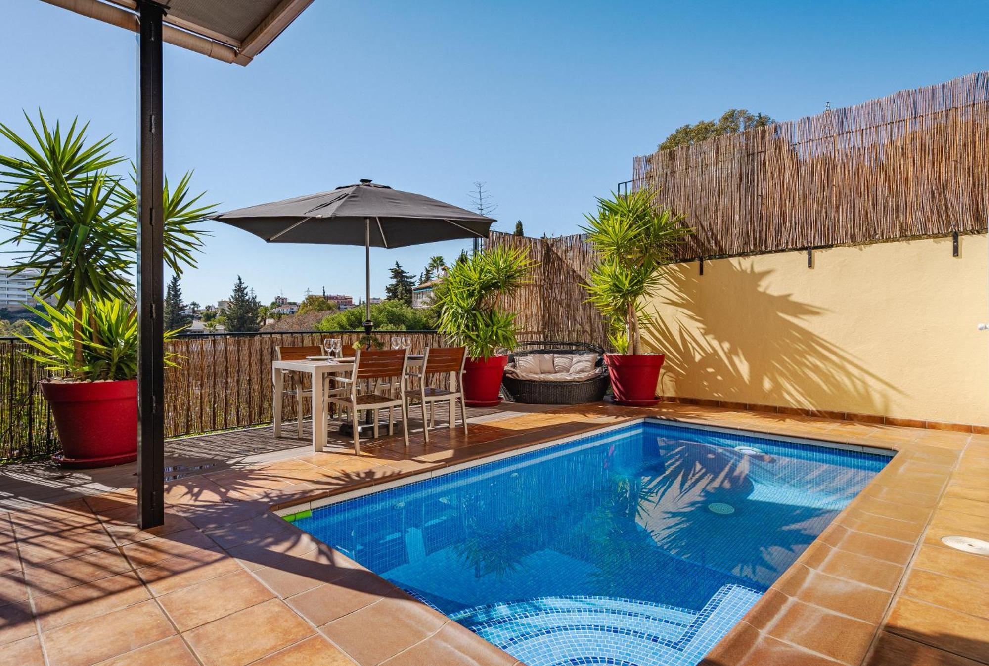 Private Luxurious Hillside Villa With Pool & Sea Views For 8 To 10 Ppl Fuengirola Luaran gambar