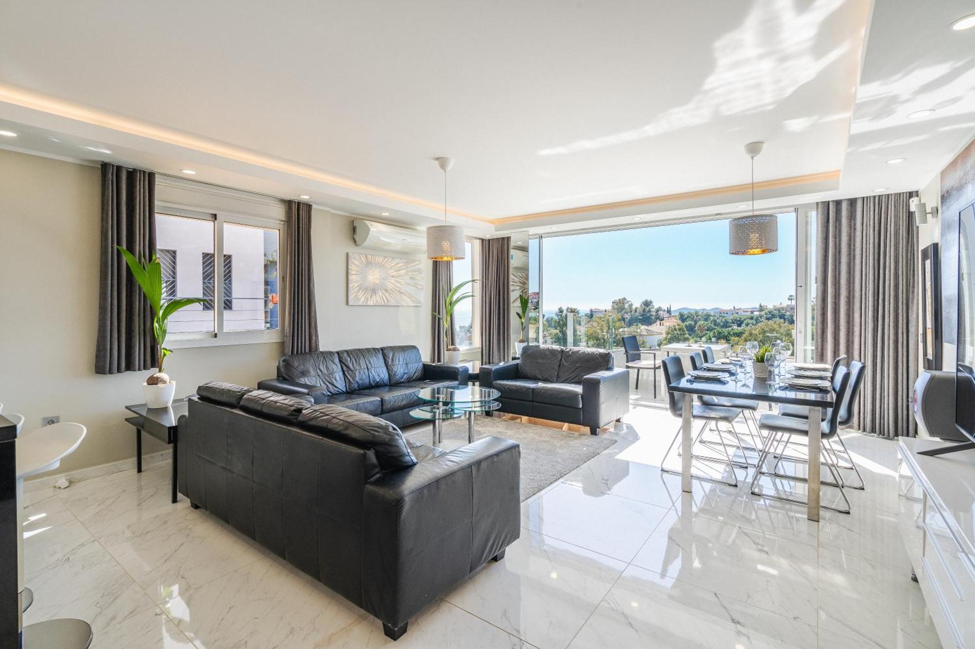 Private Luxurious Hillside Villa With Pool & Sea Views For 8 To 10 Ppl Fuengirola Luaran gambar